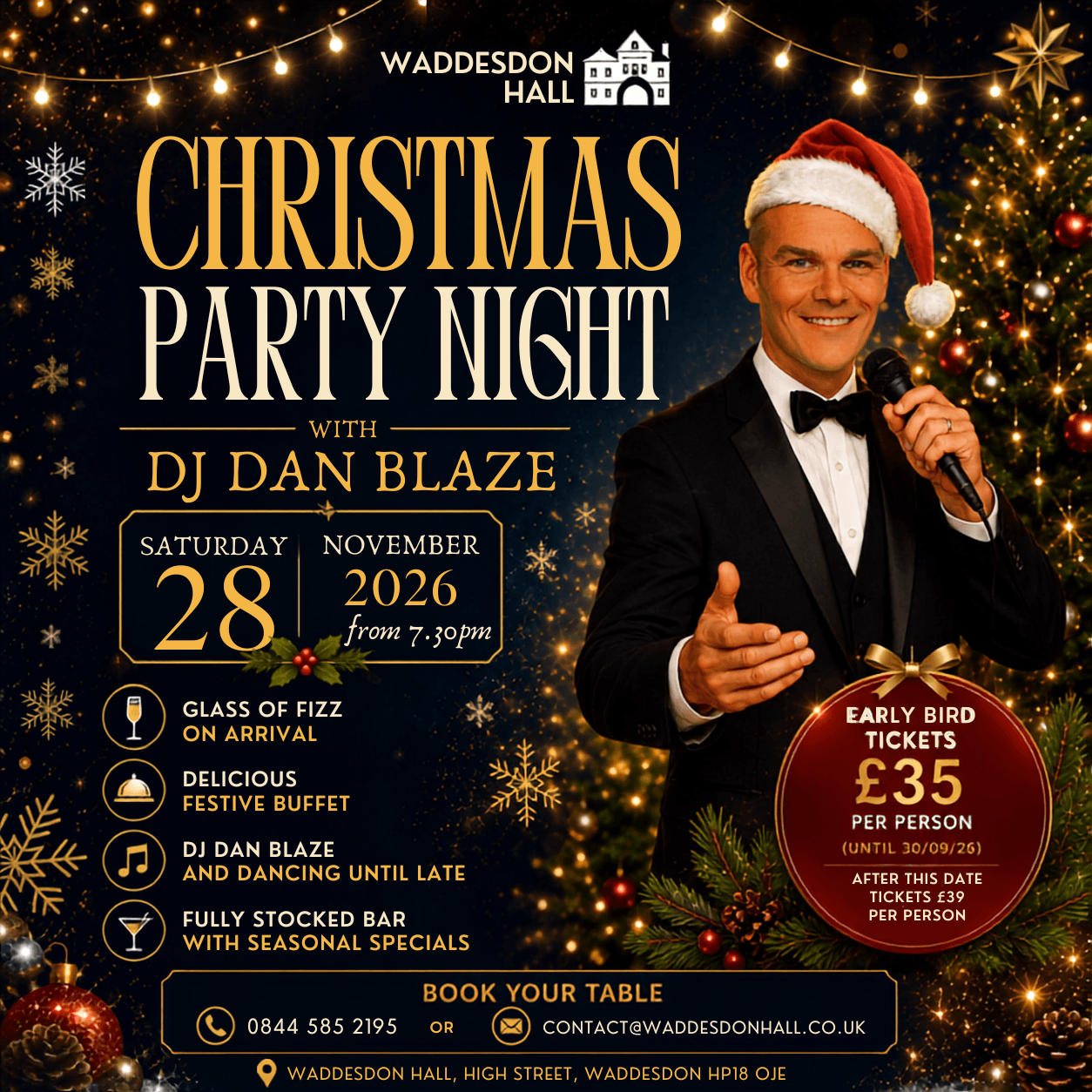 Christmas Party 28 November 2026