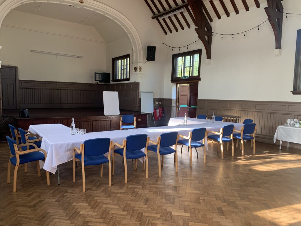 Training, team building, conference set up at Waddesdon Hall