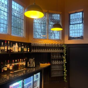 The bar at Waddesdon Hall