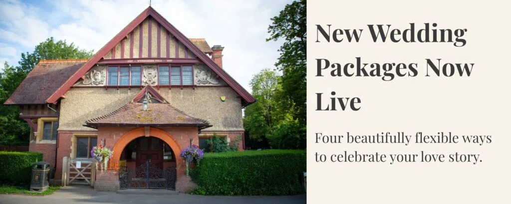 New wedding packages are live